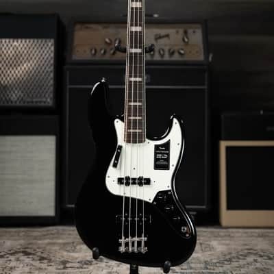 Fender Vintera III Early '70s Jazz Bass Guitar - Black with Gig Bag image 3
