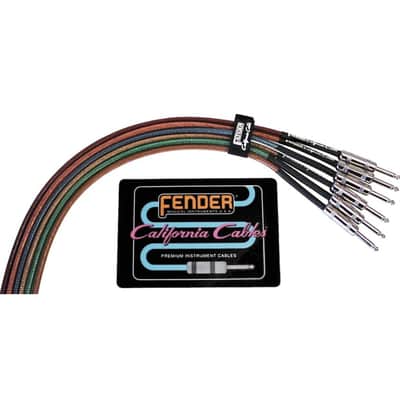 Fender 18β California Cable - Candy Apple Red - 099-0418-009 - 2000 - Discontinued California Series image 6