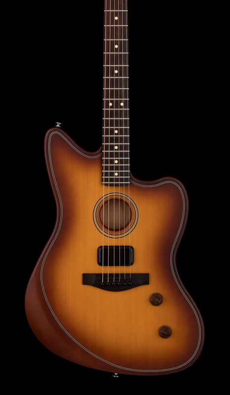 Fender Acoustasonic Standard Jazzmaster - Honey Burst #05470 image 1