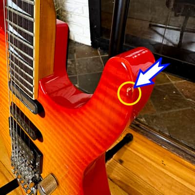 Jackson Audio Pro Series DK2S Dinky 2003 W/OEM Hardshell Case - Cherry Sunburst image 4