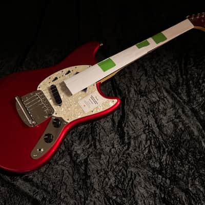 Fender Made in Japan Traditional 70s Mustang Candy Apple Red 2025 image 2