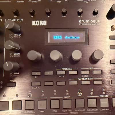Korg Drumlogue Hybrid Drum Machine w/ 3rd party bank image 4