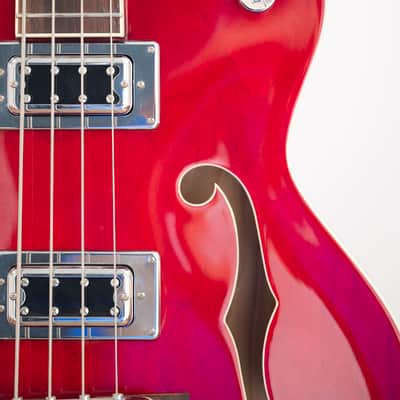 2012 Gretsch G5442BDC Double Cut Electromatic Bass - in Red image 13