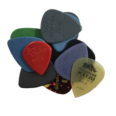 Dunlop Guitar Picks Variety Pack 12 Picks Medium / Heavy image 1