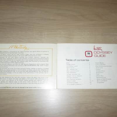 ARP Odyssey Original Manual -1975- Original Vintage Synthesizer Guide / Brochure image 2