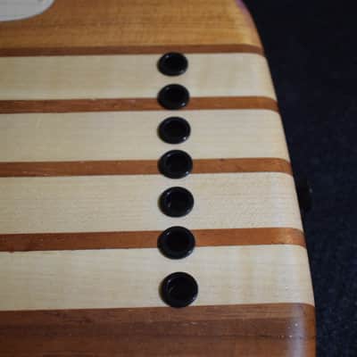 Antonio Tsai 7 String Bass/Guitar 2016 Mexico Bocote Abalone image 19