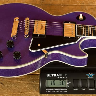 Epiphone Inspired By Gibson Custom Les Paul Custom - Amethyst Sparkle Bild 8