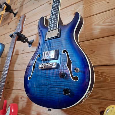 PRS SE Hollowbody II - Faded Blue Burst image 6