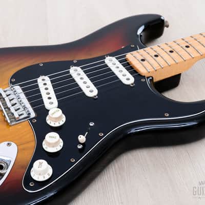 1976 Fender Stratocaster Hardtail Vintage Electric Guitar Sunburst w/ Case image 6