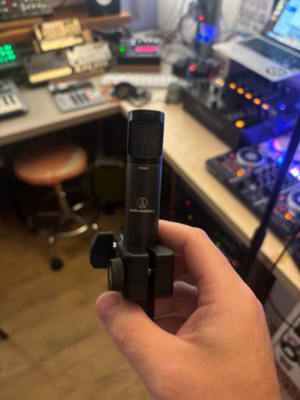 Audio-Technica ATM450 Side-Address Cardioid Condenser Mic 2010s - Black image 1