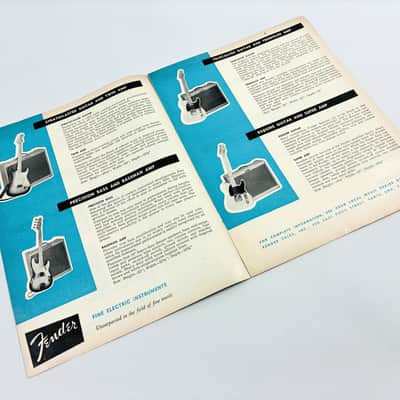 Fender Catalog – Fine Electric Instruments. Orignal. 1957 image 2