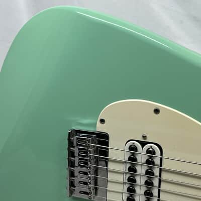 Squier Tom DeLonge Signature Stratocaster Strat Electric Guitar - Surfboard Green image 4