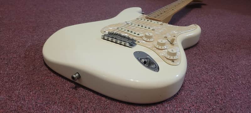 Fender Jimmie Vaughan "Tex-Mex" Stratocaster - 1996 - Olympic White