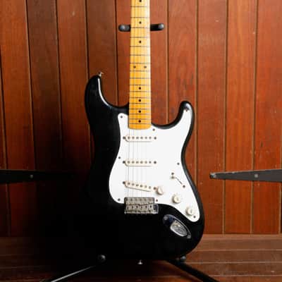 Fender American Vintage '57 Stratocaster Black Electric Guitar 2007 Pre-Owned image 2
