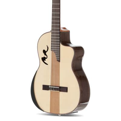 Manuel Rodriguez Cortado Aged Eucalyptus 4/4 Gloss E-Acoustic Cutaway (501464) image 7