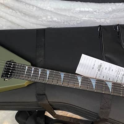NEW! Jackson American Series Rhoads RR24 - Ebony Fingerboard  - Floyd Rose - Matte Army Drab - Authorized Dealer image 6