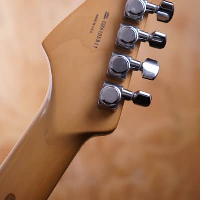Fender American Deluxe Stratocaster Electric Guitar in 3-Colour Sunburst image 6