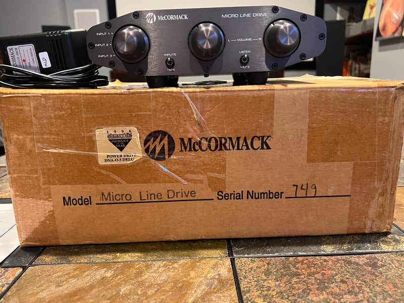 McKORMACK Preamplifier Micro Line Drive 1990s - Metal image 1