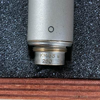 2X Vintage Neumann KM-53a Omnidirectional Tube Condenser Microphones with KK83 capsules image 3