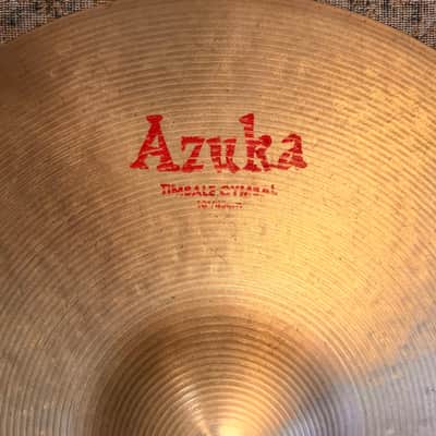 Zildjian 18" AZUKA TIMBALE CYMBAL Ride Crash Multi EFX No Longer Made! Dark Dry Great Bell! 1742 g image 3