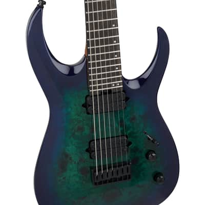 Jackson Pro Plus Series Signature Misha Mansoor Juggernaut HT7 Chlorine Burst - Electric Guitar image 3