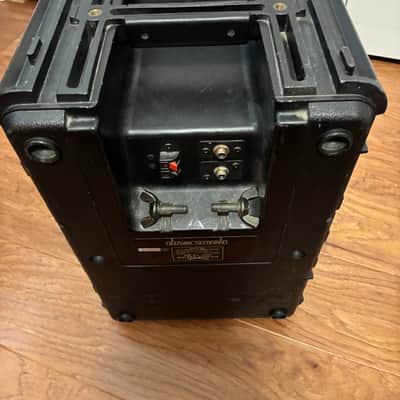 Pair (2) near-vintage Panasonic Ramsa WS-A80 speakers w/ Ultimate stand clamp in black image 13