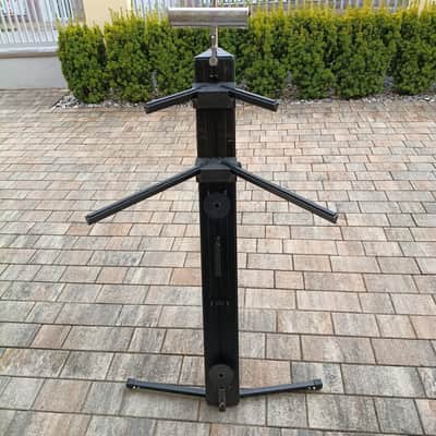 Ultimate Support AX-48 Pro Plus Apex Series Two-Tier Column Keyboard Stand 2010s - Black image 2