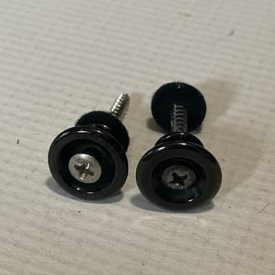 2000's Japan Jackson Dinky Guitar Factory Black Oversize Strap Buttons image 1
