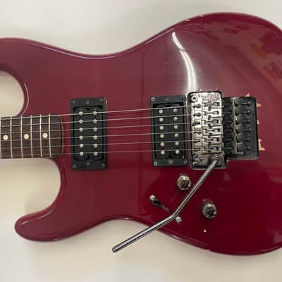 Fender/Warmoth partscaster stratocaster 1997 - transparent red image 1