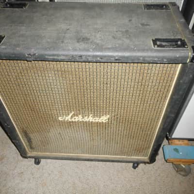 Marshall 1960B 4x12 Bottom cab (stage used by Agnostic Front out of NYC) 1974 - Black image 7