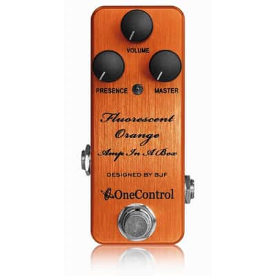 One Control Fluorescent Orange Amp In A Box OC-FOAIABn - BJF Series Distortion Effects Pedal for Electric Guitar - NEW! image 2
