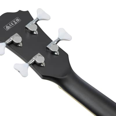 Ibanez AGB200 Semi-hollow Bass Guitar - Black Flat (AGB200BKF) image 3