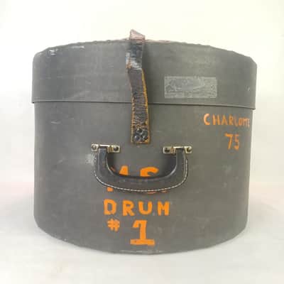 12x16" Tenor Tom Drum Case 12x18" Hard Shell Fibre Fiber Humes&Berg Vintage USA image 1