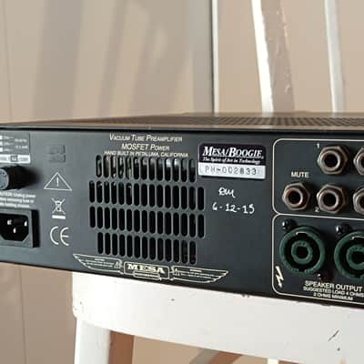Immagine Mesa Boogie M6 Carbine 600-Watt Rackmount Bass Amp Head 2008 - 2017 - Black - 9