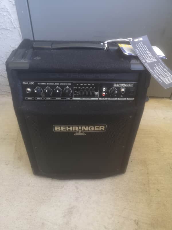 Behringer Dual Channel Bass Amp Bxl 450 image 1