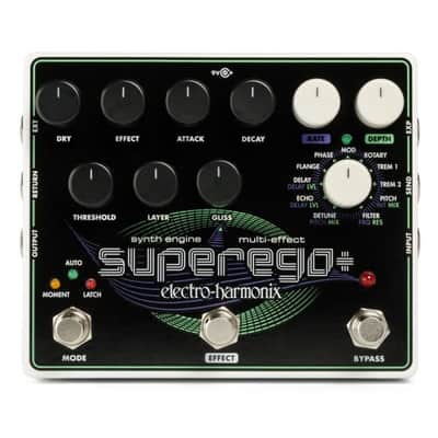 Electro Harmonix Superego Plus Synth Engine/Multi Effect Guitar Pedal image 2
