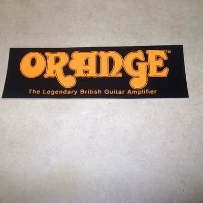 Orange Amps promo decal sticker Amplifier Small small Version1 image 1