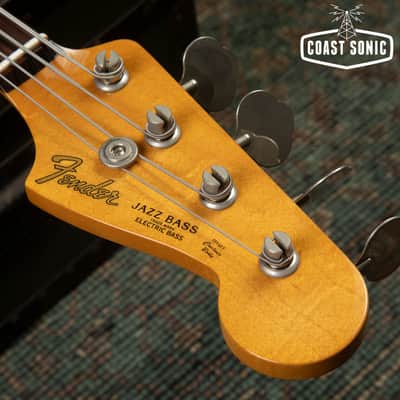 2010 Fender '62 Reissue Jazz Bass JB62 Made in Japan - Vintage White image 11
