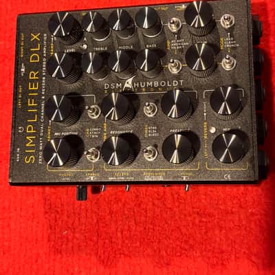 DSM & Humboldt Electronics Simplifier Deluxe Zero-Watt Stereo Guitar Preamp / CabSim / DI 2021 - Black image 3