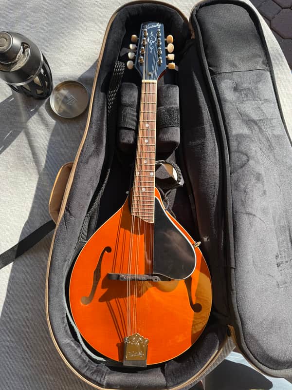 Kentucky KM-252 Deluxe A-Style Mandolin 2010s - Transparent Amber image 1