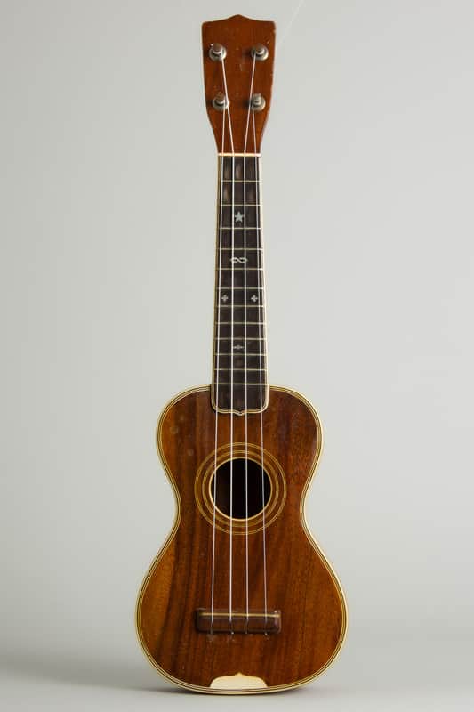 Koa Soprano Ukulele (unlabelled) , c. 1925 image 1