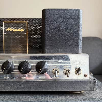 1961 Ampeg B-15N Portaflex Blue Check All Tube Bass Amp - ALL ORIGINAL, JUST SERVICED. image 8