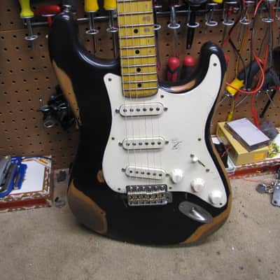 Nash S-57 - Stratocaster Style - 2024 -  Black Heavy Relic image 1