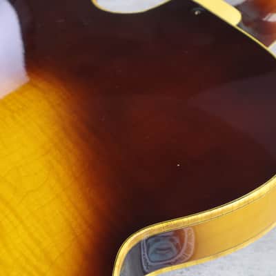 1976 Greco Japan BR-110 Byrdland Hollowbody (Brown Sunburst) image 11