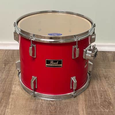 Pearl Export EX 13"x11" Rack Tom Drum Late 1980's - Coral Red image 5