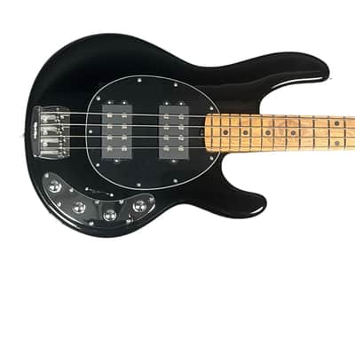 Ernie Ball Music Man Stingray 4 HH Special, Black/ Roasted Maple/CHROME HDW 8.3 LBS *IN STOCK* image 1