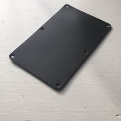 Vintage No String Holes Aged Relic Back Plate Tremolo Cover Black For Fender Strat Stratocaster Rare image 16
