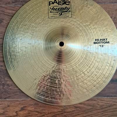 Paiste 13" Twenty Series Hi-Hat Cymbal (Bottom) 2007 - 2011 - brilliant image 1