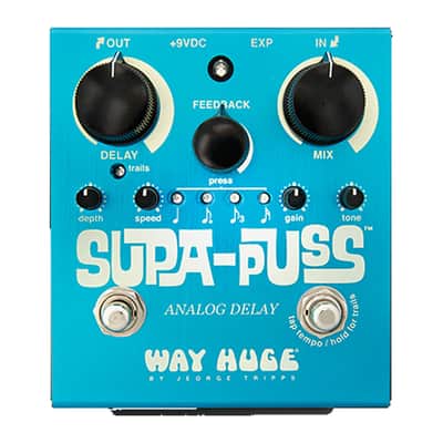 Way Huge Supa-Puss Analog Delay Guitar Effect Pedal image 6