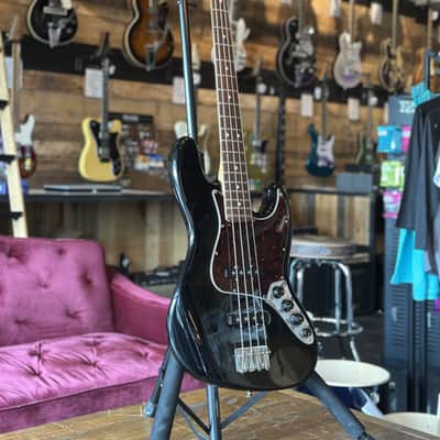 1997 Fender Made in Mexico 4 String Deluxe Jazz Bass w/ Hardshell Case image 2